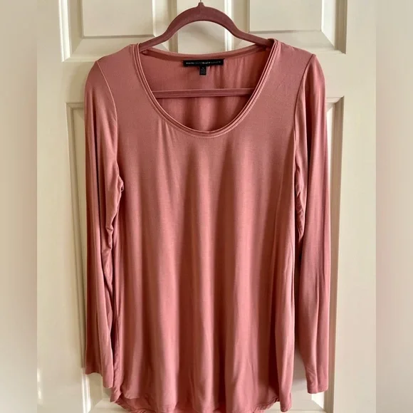 White House Black Market Rose Tunic -Medium - Picture 3 of 6